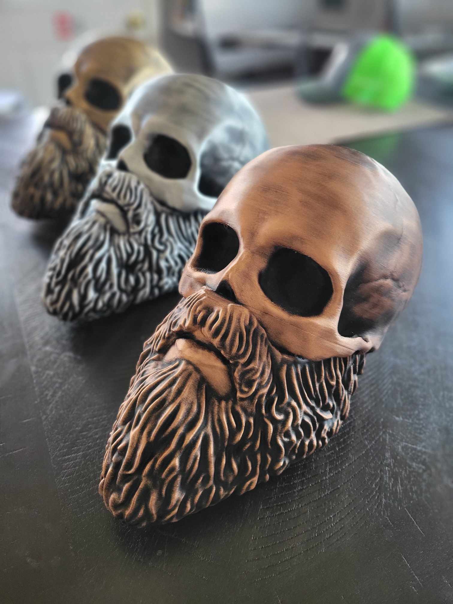 Bearded Skull Hat Display – SomethingDifferentEng