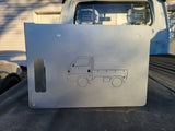 Honda Acty Line Art Truck Battery cover