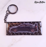 Personalized Carbon Fiber Keychain