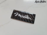 Carbon Fiber Logo Keychains