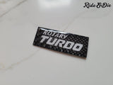 Carbon Fiber Logo Keychains