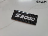 Carbon Fiber Logo Keychains