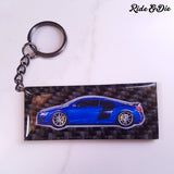 Personalized Carbon Fiber Keychain