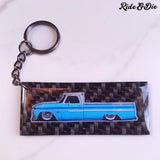 Personalized Carbon Fiber Keychain