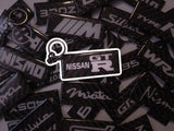 Carbon Fiber Logo Keychains