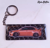 Personalized Carbon Fiber Keychain