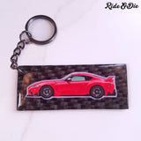 Personalized Carbon Fiber Keychain