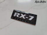 Carbon Fiber Logo Keychains